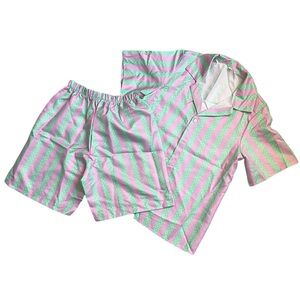 Barbie Ken pastel striped beach time Halloween two piece set costume